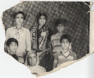 Remnants of a Portrait of a Bangladeshi family